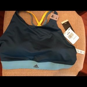 Adidas halter sports bra sz M